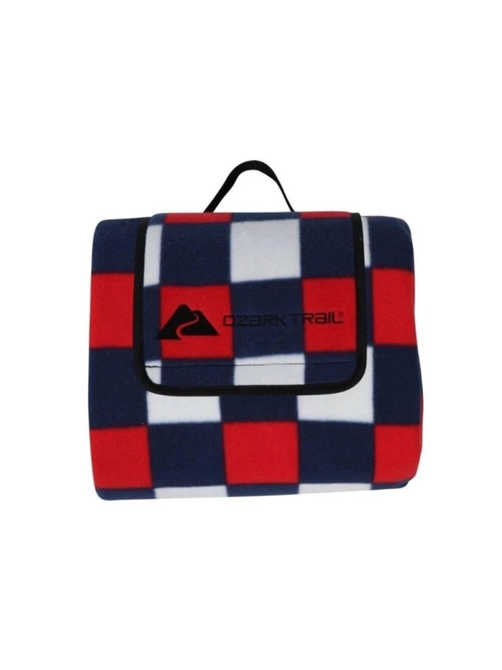 Ozark Trail Picnic Blanket Waterproof Backing Foldable Carry Handle New NWT
